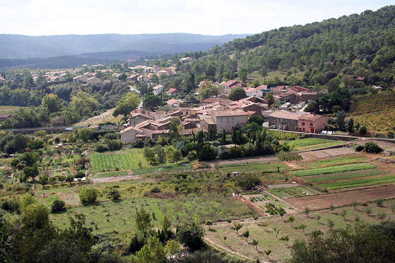 Vue du Bourg de la commune de Babeau-Bouldoux