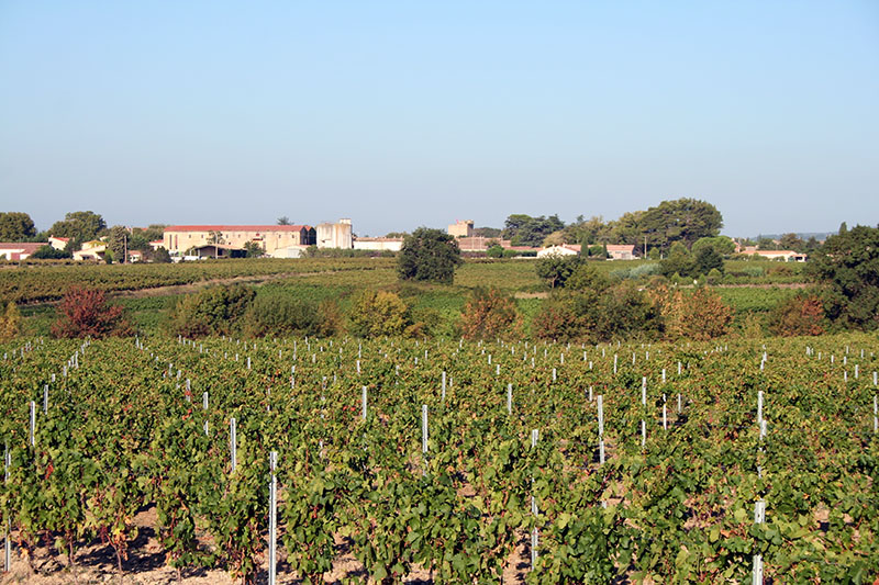 Vue du Bourg de la commune de Trausse