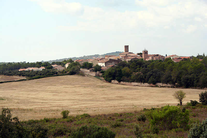 Vue du Bourg de la commune de villespassans